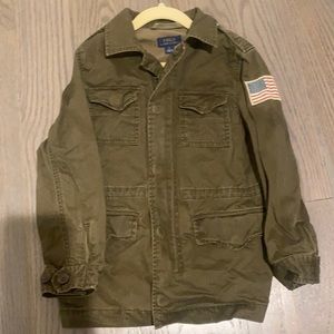 Preowned boys size 6 polo coat